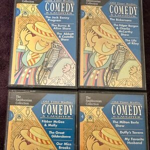 4 rare cassette tapes cassettes 1997 old time radio The Smithsonian collection